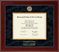 Savannah College of Art & Design Presidential Masterpiece Diploma Frame in Jefferson