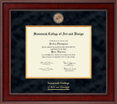 Savannah College of Art & Design diploma frame - Presidential Masterpiece Diploma Frame in Jefferson