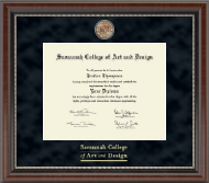 Savannah College of Art & Design Regal Edition Diploma Frame in Chateau