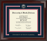 University of South Alabama Showcase Edition Diploma Frame in Encore