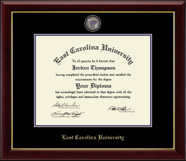 East Carolina University diploma frame - Masterpiece Medallion Diploma Frame in Gallery