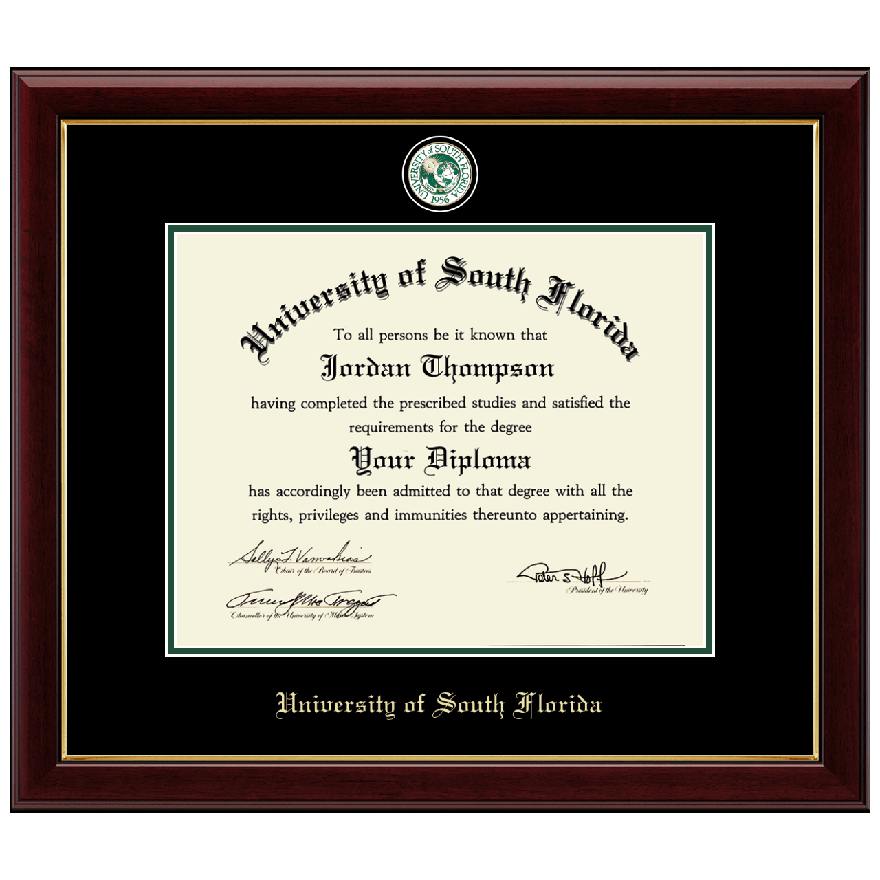 phd diploma frame