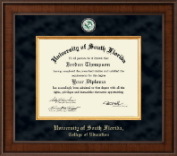 University of South Florida diploma frame - Presidential Masterpiece Diploma Frame in Madison