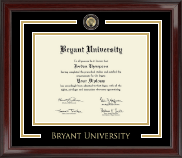 Bryant University diploma frame - Showcase Edition Diploma Frame in Encore