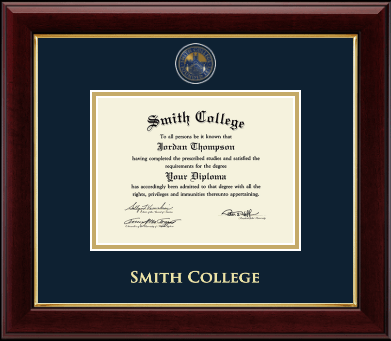 Smith College diploma frame - Masterpiece Medallion Diploma Frame in Gallery