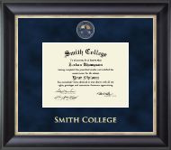 Smith College Regal Edition Diploma Frame in Noir