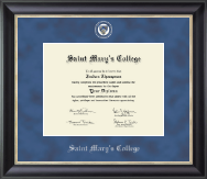 Saint Mary's College diploma frame - Regal Edition Diploma Frame in Noir