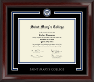 Saint Mary's College diploma frame - Showcase Edition Diploma Frame in Encore
