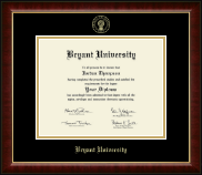 Bryant University diploma frame - Gold Embossed Diploma Frame in Murano