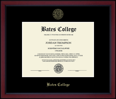 Bates College diploma frame - Gold Embossed Achievement Edition Diploma Frame in Academy