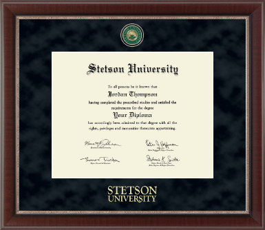 Stetson University diploma frame - Regal Edition Diploma Frame in Chateau