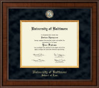 University of Baltimore Presidential Masterpiece Diploma Frame in Madison