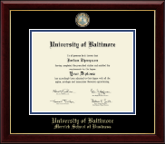 University of Baltimore diploma frame - Masterpiece Medallion Diploma Frame in Gallery