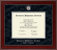 Rensselaer Polytechnic Institute diploma frame - Presidential Masterpiece Diploma Frame in Jefferson