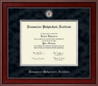 Rensselaer Polytechnic Institute Presidential Masterpiece Diploma Frame in Jefferson