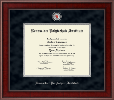 Rensselaer Polytechnic Institute diploma frame - Presidential Masterpiece Diploma Frame in Jefferson