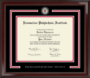 Rensselaer Polytechnic Institute diploma frame - Showcase Edition Diploma Frame in Encore