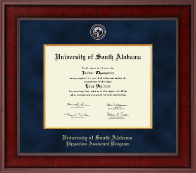 University of South Alabama diploma frame - Presidential Masterpiece Diploma Frame in Jefferson