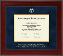 University of South Alabama diploma frame - Presidential Masterpiece Diploma Frame in Jefferson