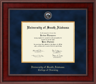 University of South Alabama diploma frame - Presidential Masterpiece Diploma Frame in Jefferson