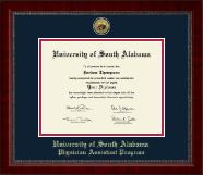 University of South Alabama diploma frame - Gold Engraved Medallion Diploma Frame in Sutton