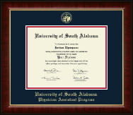 University of South Alabama diploma frame - Gold Embossed Diploma Frame in Murano