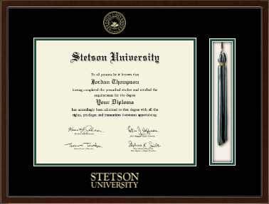 Stetson University diploma frame - Tassel & Cord Diploma Frame in Delta
