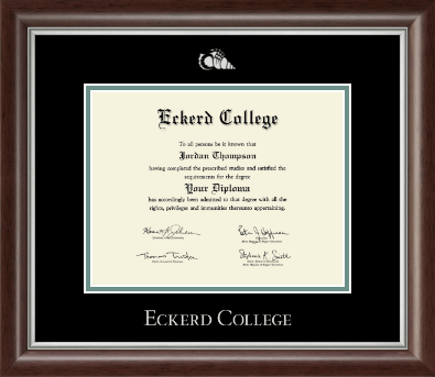 Eckerd College diploma frame - Silver Embossed Diploma Frame in Devonshire