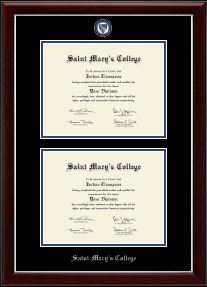 Masterpiece Medallion Double Diploma Frame