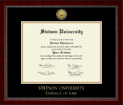 Stetson University diploma frame - Gold Engraved Medallion Diploma Frame in Sutton