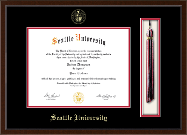 Seattle University diploma frame - Tassel & Cord Diploma Frame in Delta