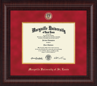 Maryville University of St. Louis diploma frame - Presidential Masterpiece Diploma Frame in Premier