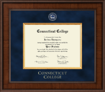 Connecticut College Presidential Masterpiece Diploma Frame in Madison