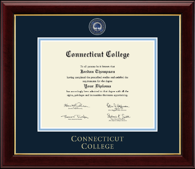 Connecticut College diploma frame - Masterpiece Medallion Diploma Frame in Gallery