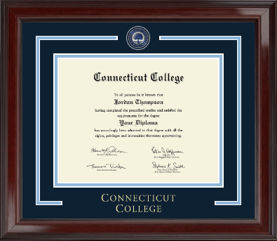 Connecticut College diploma frame - Showcase Edition Diploma Frame in Encore