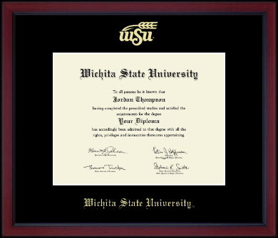 Wichita State University diploma frame - Gold Embossed Achievement Edition Diploma Frame in Academy