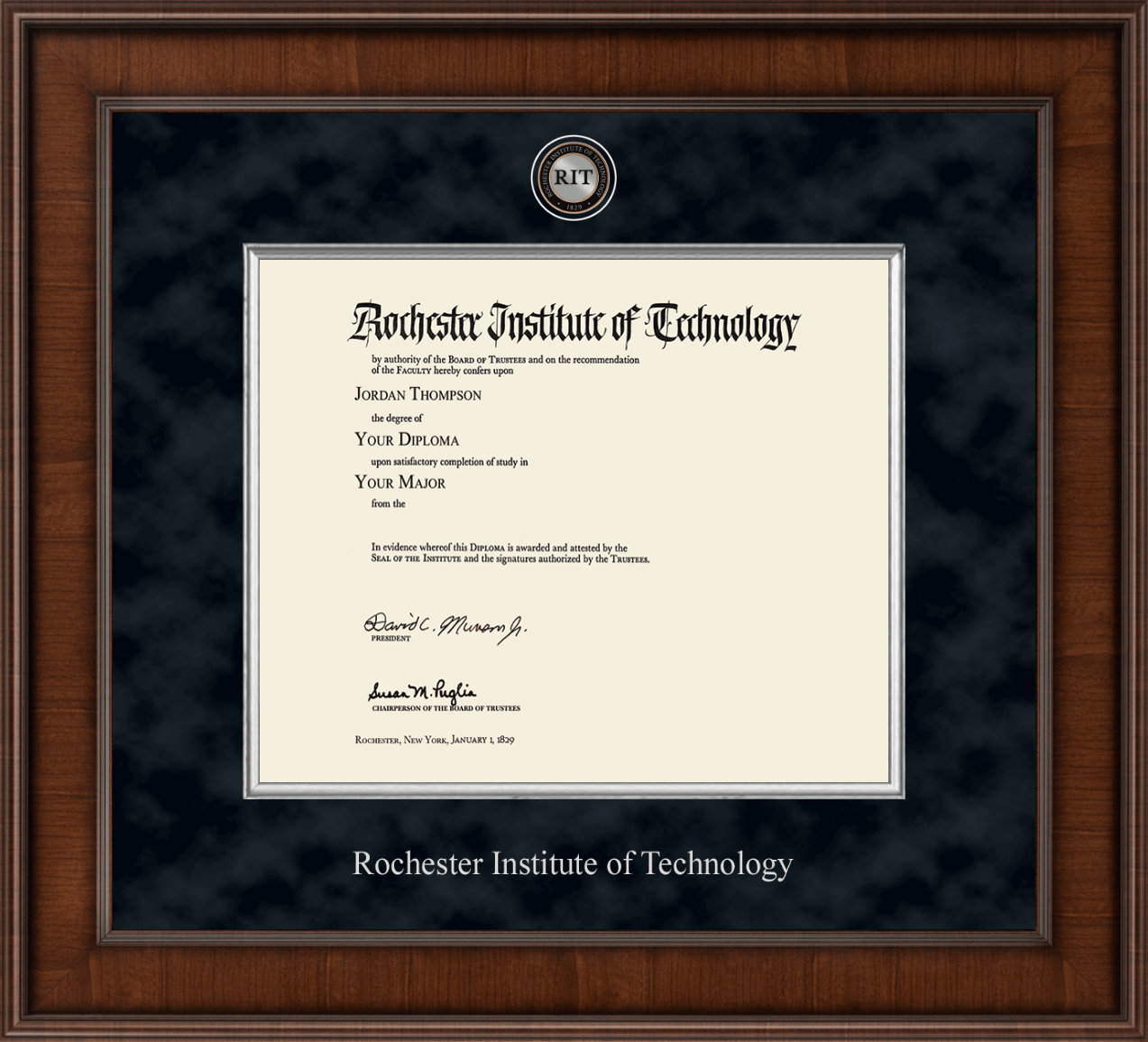 Rochester Institute of Technology Presidential Masterpiece Diploma