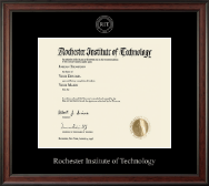 Rochester Institute of Technology Silver Embossed Diploma Frame in Studio