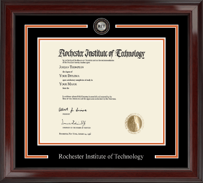 Rochester Institute of Technology diploma frame - Showcase Edition Diploma Frame in Encore