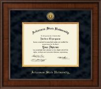 Arkansas State University at Jonesboro Presidential Gold Engraved Diploma Frame in Madison
