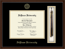 DePauw University Tassel Edition Diploma Frame in Delta