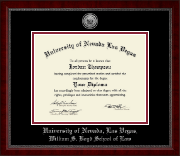 University of Nevada Las Vegas Silver Engraved Medallion Diploma Frame in Sutton