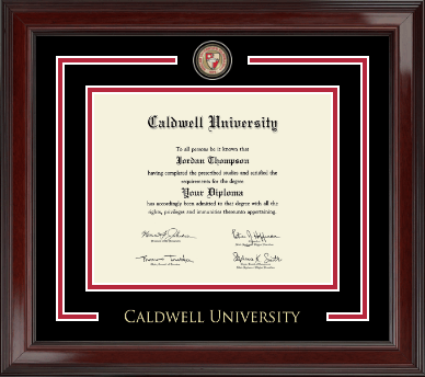 Caldwell University diploma frame - Showcase Edition Diploma Frame in Encore