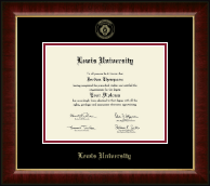 Lewis University diploma frame - Gold Embossed Diploma Frame in Murano