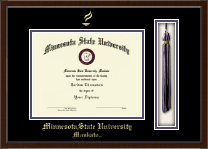 Minnesota State University, Mankato diploma frame - Tassel & Cord Diploma Frame in Delta
