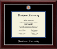 Rockhurst University diploma frame - Masterpiece Medallion Diploma Frame in Gallery Silver