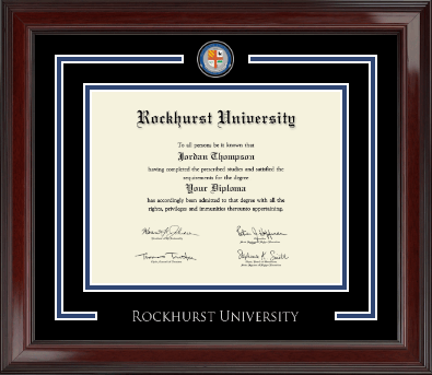 Rockhurst University diploma frame - Showcase Edition Diploma Frame in Encore