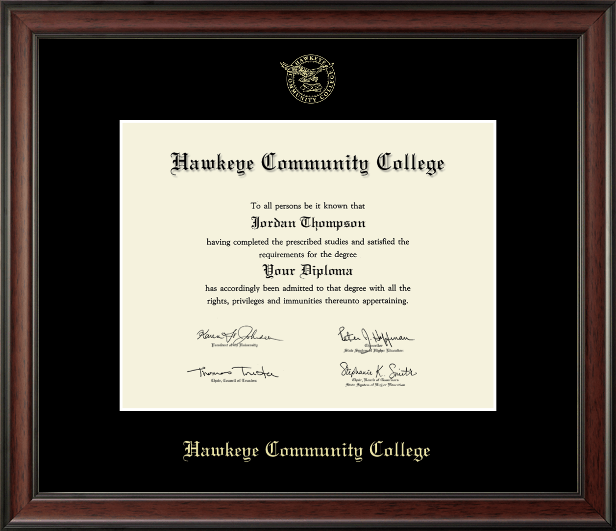 Gold 8.5 x 11 Campus Images OH990GED Xavier University Embossed Diploma Frame 