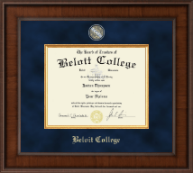 Beloit College Presidential Masterpiece Diploma Frame in Madison