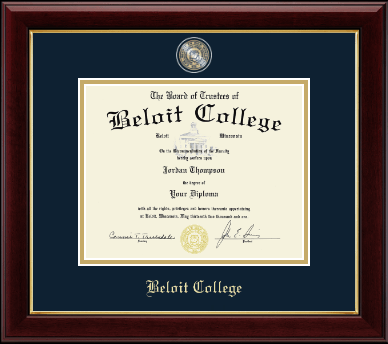 Beloit College diploma frame - Masterpiece Medallion Diploma Frame in Gallery
